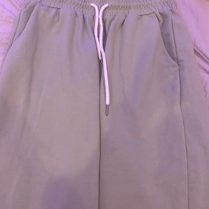 sage green sweats